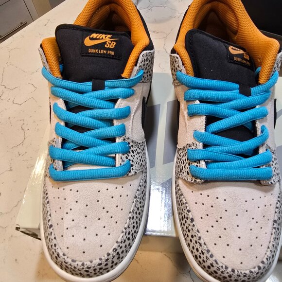 Nike SB Dunk Low Pro Electric Pack Phantom Black Monarch Size Mens 9 FZ1233 002 - Picture 4 of 9